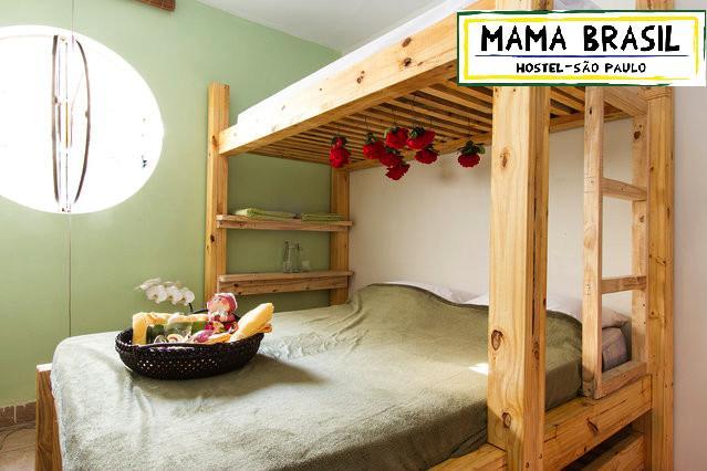 Mama Brasil Hostel São Paulo Bilik gambar